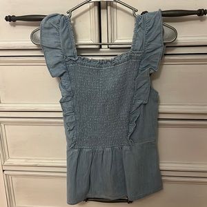 Blue Jean peplum top